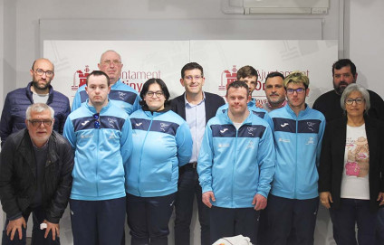 L’Alcalde d’Ontinyent felicita els participants de Cepivall al campionat d’Espanya de pàdel adaptat