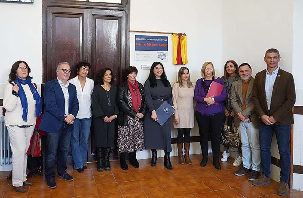 El Campus d’Ontinyent homenatja Carme Miquel dedicant-li el nom de la seua biblioteca