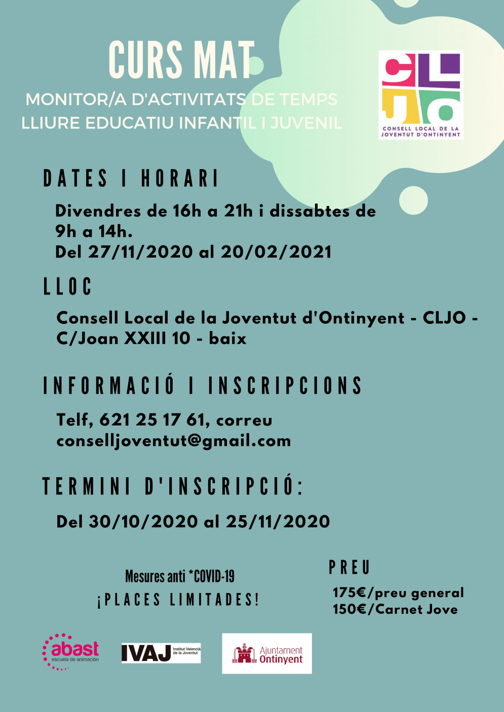 El CLJO trau un nou curs de monitora d&#039;activitats de temps lliure educatiu infantil i juvenil