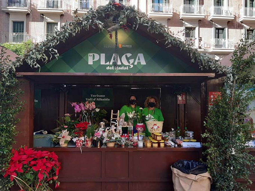 Artesania, gastronomia, art i cultura de la Vall d’Albaida protagonistes a “La Plaça del Nadal” de València de la mà del departament de Turisme Vall d’Albaida