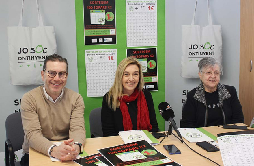 SOC Ontinyent sortejarà 100 sopars en una campanya solidària a benefici d’AMCO