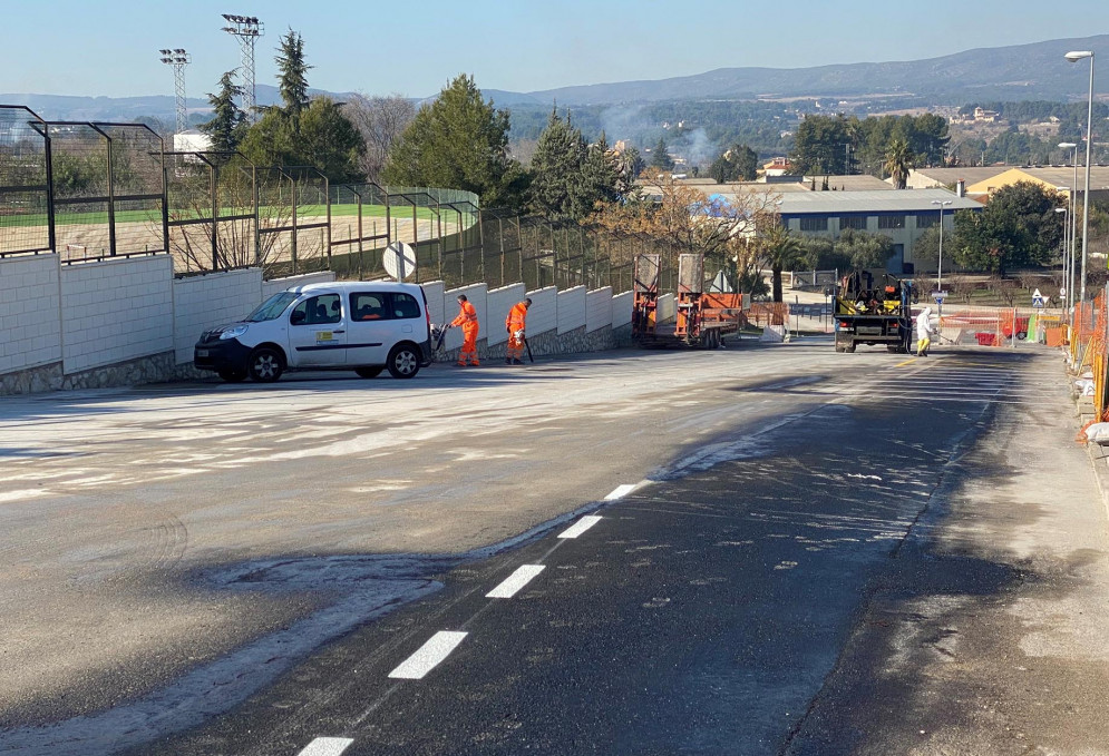 Conselleria finalitza les obres que evitaran les inundacions a la rotonda d’accés al Poliesportiu d&#039;Ontinyent