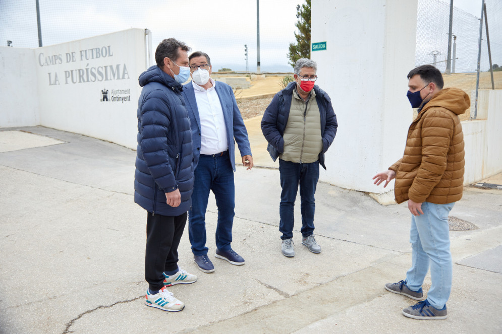 L’Ajuntament millora la canalització d’aigües als camps de futbol de la Purísima