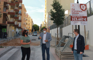 La reurbanització del carrer Pintor Segrelles permetrà duplicar l&#039;espai per a vianants