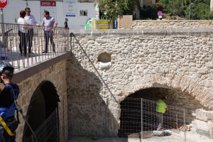 Ontinyent finalitza la primera fase de les obres de restauració del Pont Vell