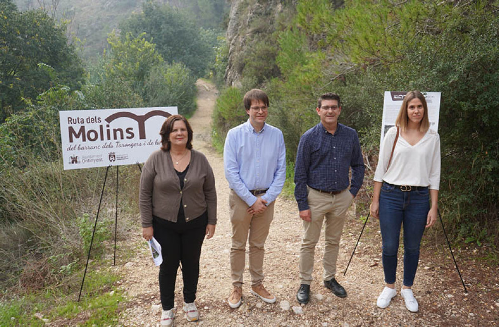 Ontinyent i Bocairent cooperen en la creació d’una ruta senderista que posa en valor 12 molins dels segles XVIII i XIX