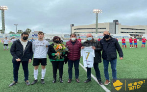 L&#039;Ontinyent 1931 va recordar a Óscar Martínez el passat dissabte.