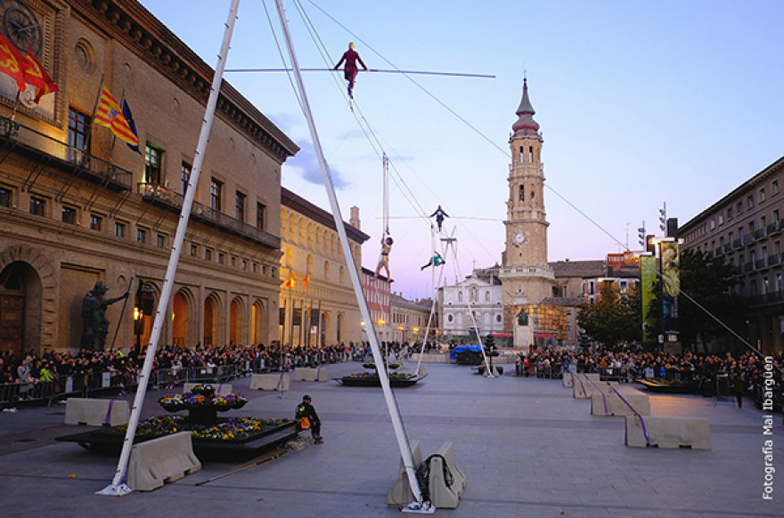 Un espectacle d’acrobàcia i funambulisme d’altura obrirà el X Festival de Circ i Teatre d’Ontinyent