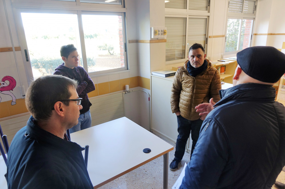 Óscar Borrell destaca el CEIP La Solana com exemple d’aposta per l’eficiència energètica als centres educatius