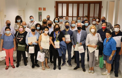 Les 38 persones voluntàries d’Ontinyent Contra el Foc reben el reconeixement de l’Ajuntament