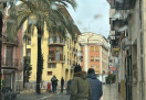 Ontinyent restableix el trànsit al carrer Alcalde Paco Montés, interromput pels despreniments d’una vivenda privada