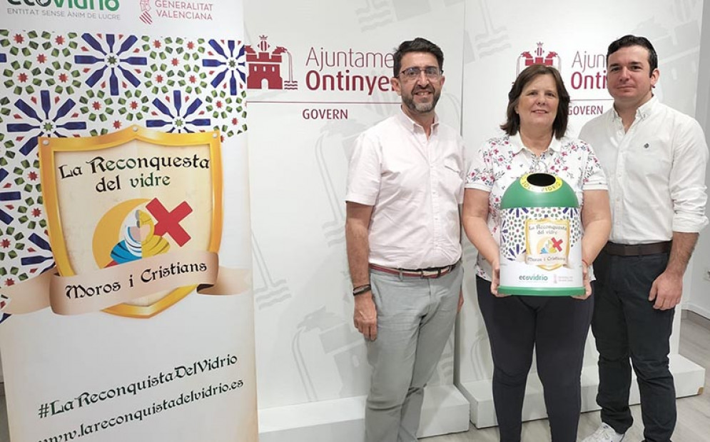 L’Ajuntament d’Ontinyent i Ecovidrio fomentaran el reciclatge durant les festes de Moros i Cristians