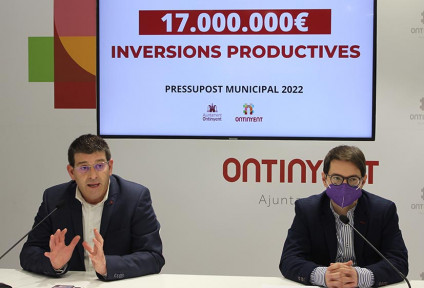 Jorge Rodríguez destaca que 2022 serà “crucial” per al futur d’Ontinyent gràcies als 17 milions d&#039;euros en inversions