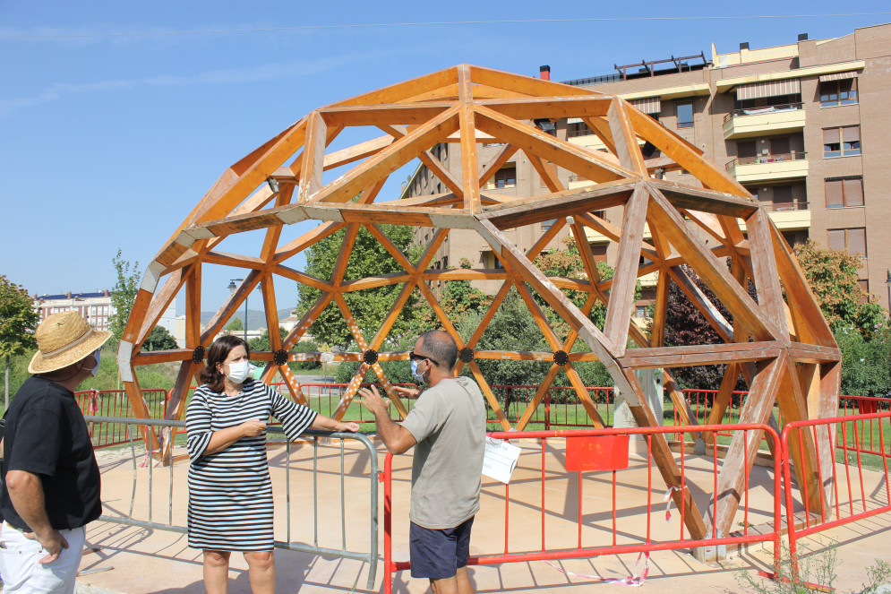 Ontinyent inicia la rehabilitació de la cúpula del Passeig de Benarrai dins del pla d’obres de &quot;Tornem Junts&quot;