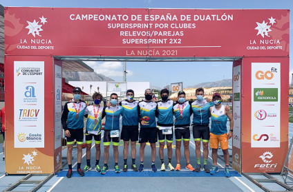 Pòdium per al Club Triatló Ontinyent als campionats d&#039;Espanya de duatló de la Nucia