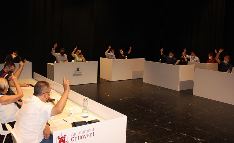 Predomini de la unanimitat als punts de gestió del ple d’Ontinyent