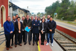 El PP reivindica en Ontinyent inversiones para la mejora de la estación y los trayectos del tren