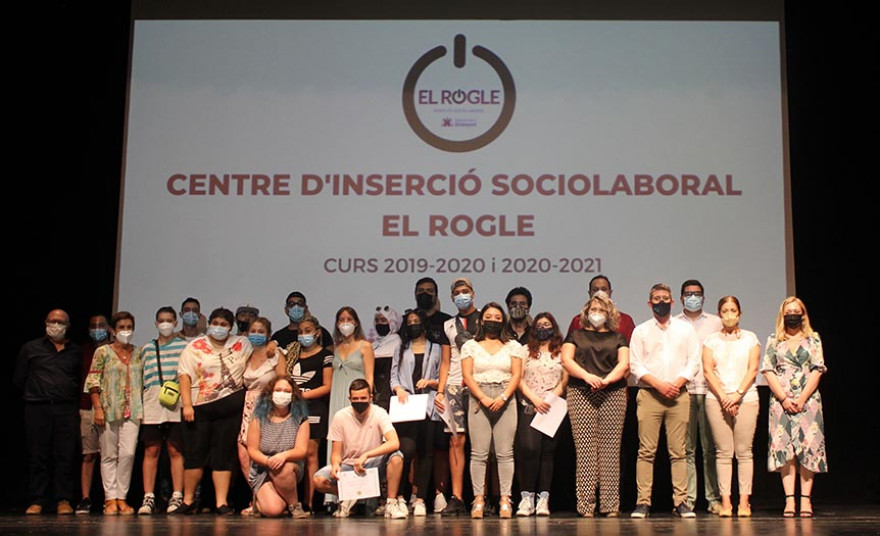 Jorge Rodríguez  participa en la cloenda del curs del Centre d’Inserció Sociolaboral &quot;El Rogle&quot;