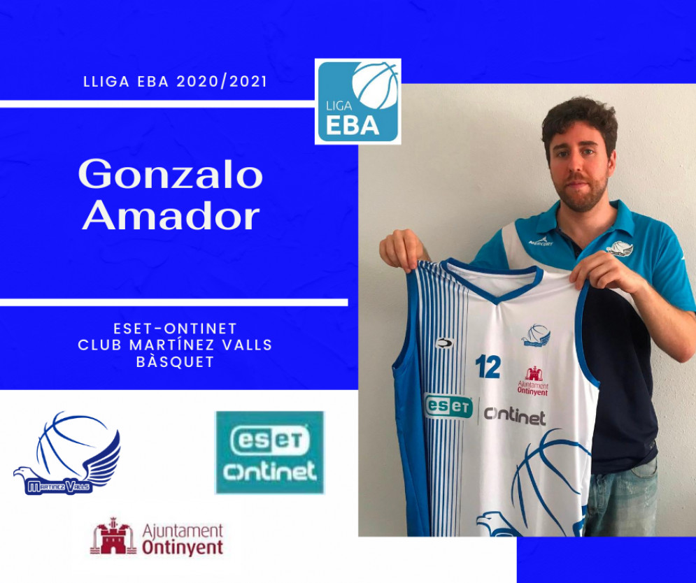 Gonzalo Amador completa l’Eset-Ontinet que competirà en Lliga EBA
