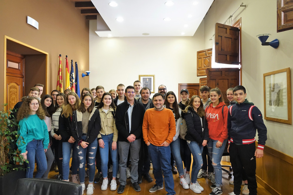 21 estudiants alemanys d’intercanvi són rebuts per l&#039;alcalde d&#039;Ontinyent