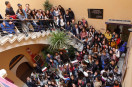 Mig centenar d&#039;alumnes francesos d&#039;intercanvi visiten l&#039;Ajuntament d&#039;Ontinyent