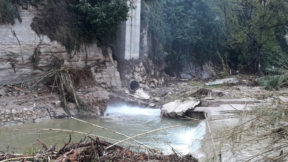 El temporal causa danys per valor de 8 milions d’euros al sistema de depuració d’aigües d’Ontinyent