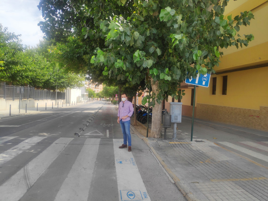 El concejal de Alumbrado, Paco Penadés,  propone mejorar la iluminación de los pasos de peatones para aumentar la seguridad