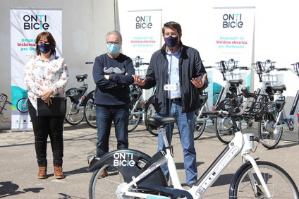 Ontinyent es converteix en la primera ciutat valenciana i la tercera d’Espanya amb servei de préstec de bicicletes elèctriques