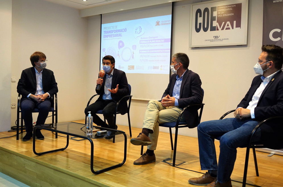 Ontinyent, L&#039;Olleria, Bocairent i COEVAL presenten un projecte de transformació empresarial per millorar la competitivitat de les empreses locals