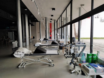 La Sala Gomis rep els primers pacients del servei de rehabilitació de l’Hospital d’Ontinyent